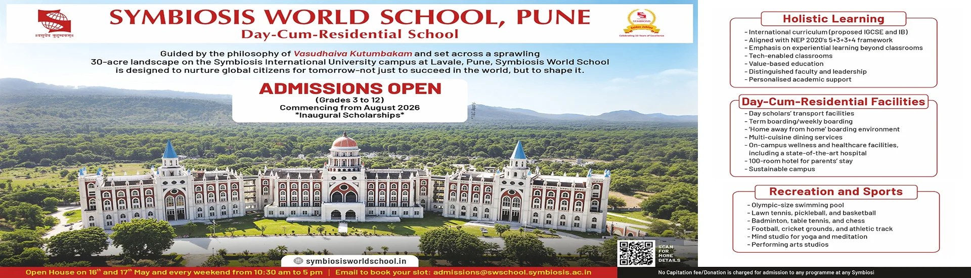 Admission Open Banner
