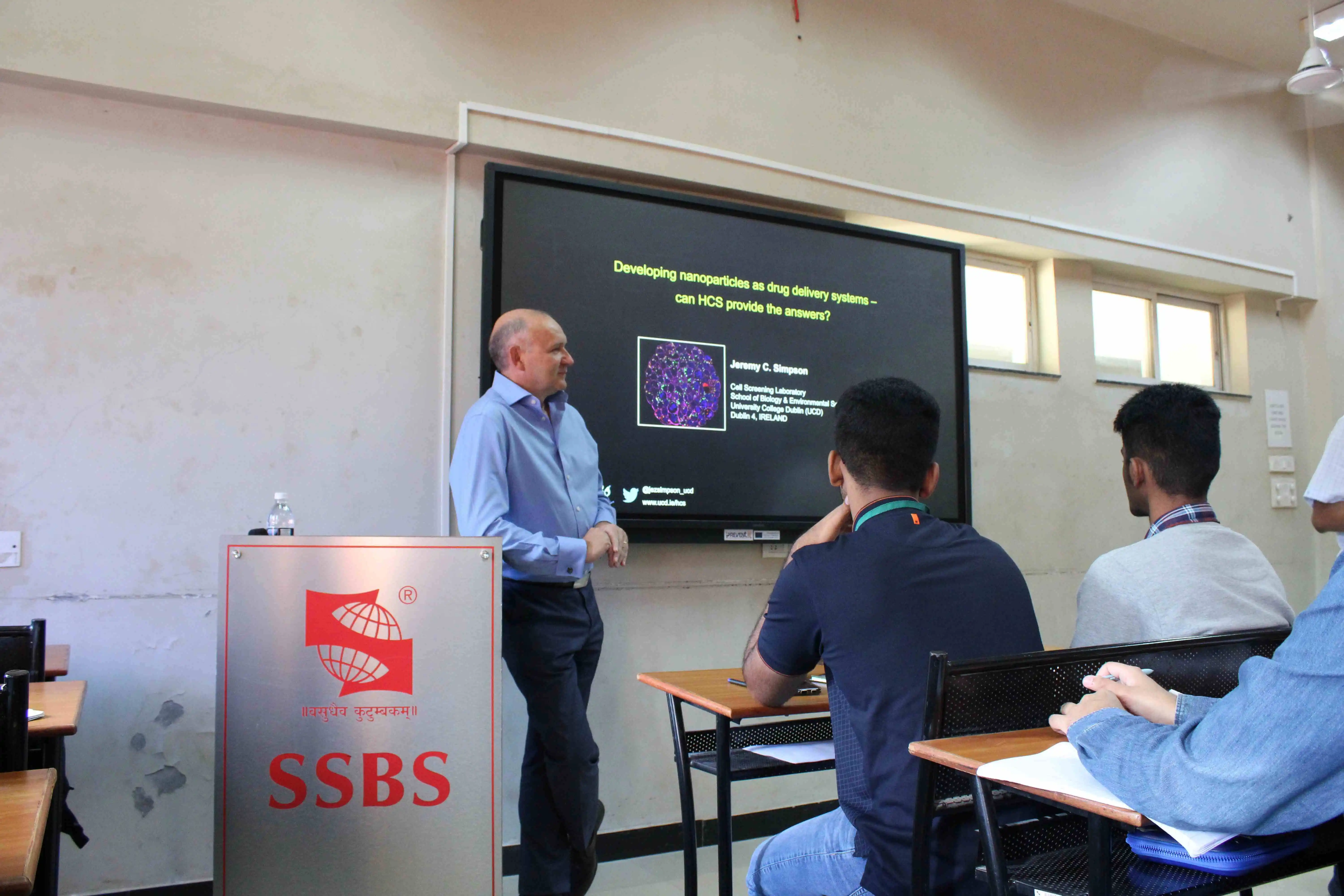 Prof. Jeremy Simpson, School of Biology and Environmental Science, University of Dublin, Ireland. 27th August 2022. Lecture title: Drug delivery systems: Can HCS provide the answers?
