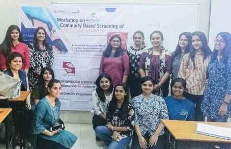 Placement activity: Workshop on community based screening of NCDs organised by IAPEN: 10 April 2019