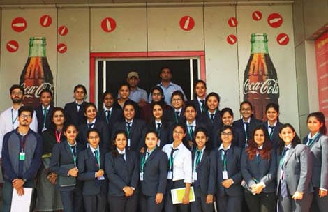 Student's visit to Coca-Cola Beverages Bottling Plant, Pirangut: 24 January 2018