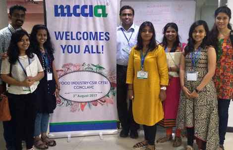 M.Sc. Biotechnology students at Food Industry CSIR CFTRI Conclave