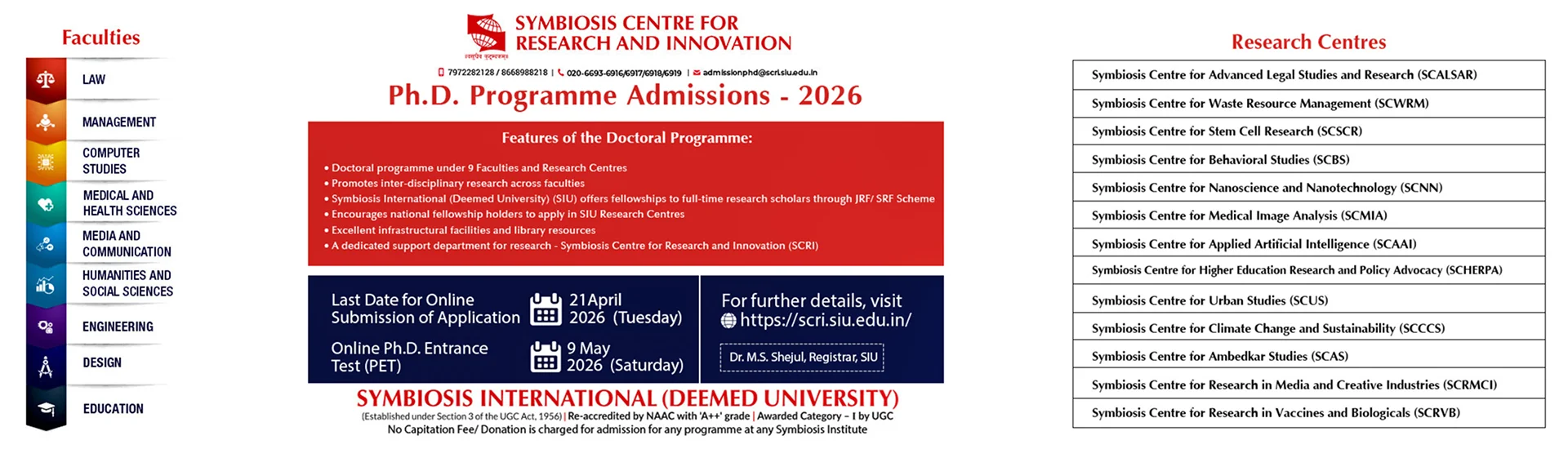 PHD Programme Banner